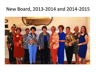 New Board, 2013-2014 and 2014-2015

 