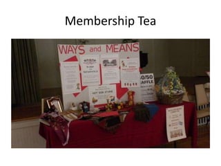 Membership Tea

 