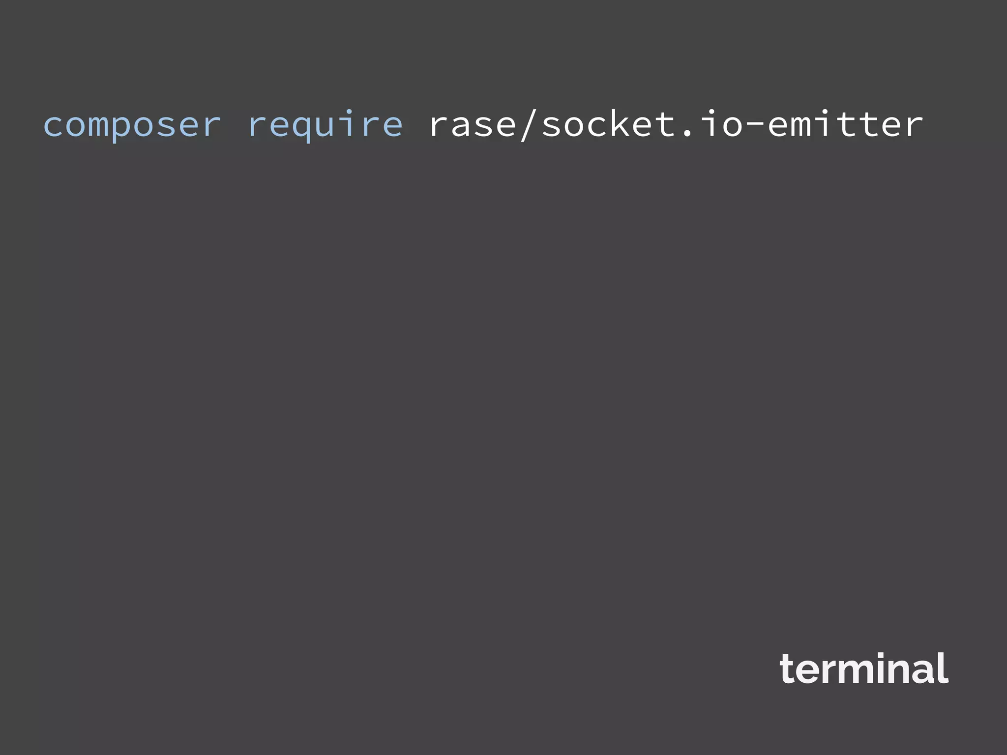 composer require rase/socket.io-emitter
terminal
 