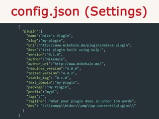 config.json (Settings)
 