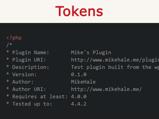 Tokens
 