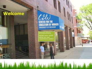 Introductions
•What’s your name?
•What are your
expectations today?
 