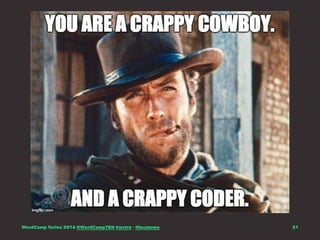 WordCamp Torino 2016 @WordCampTRN #wctrn - @lucatume 51
 