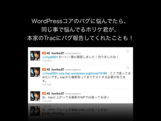 WordCamp Tokyo 2011 プラグインを作って世界と交流しようぜ