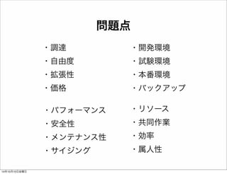“理想的なWordPress環境がない事による悪循環” 
14年10月11日土曜日 
 