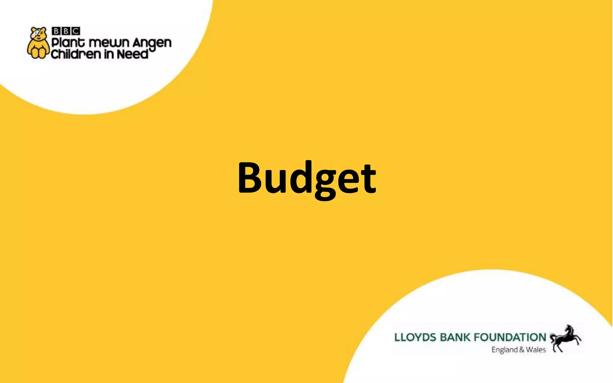 Budget 
 