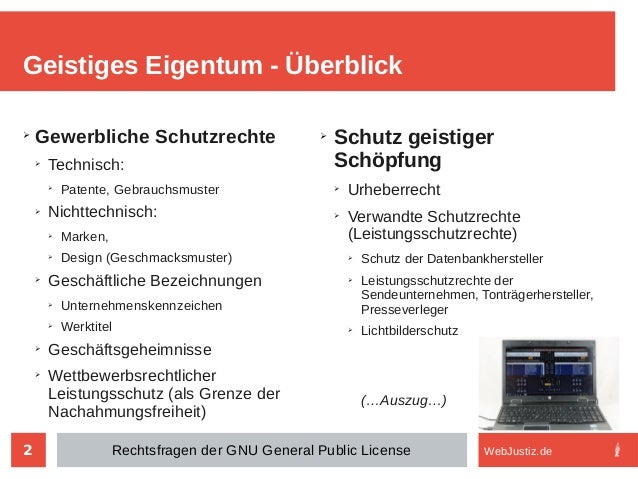 Open Source Lizenzen Rechtsfragen Der Gpl