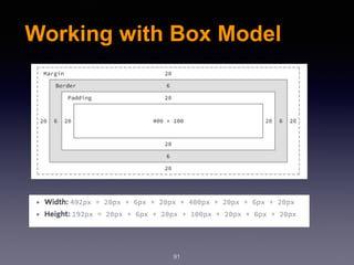 Working with Box Model
91
 