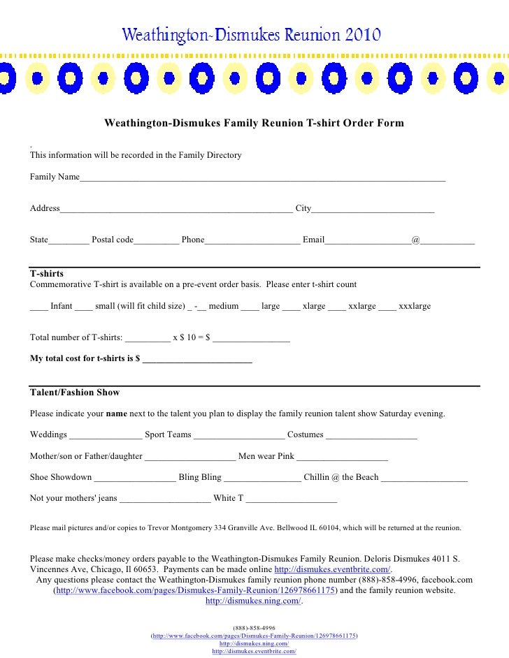 wd family reunion ltr1 family reunion t shirt order form
