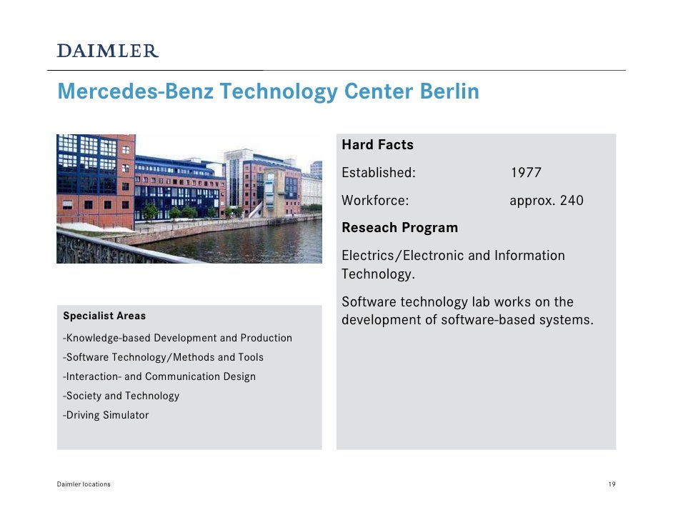 Daimler Locations
