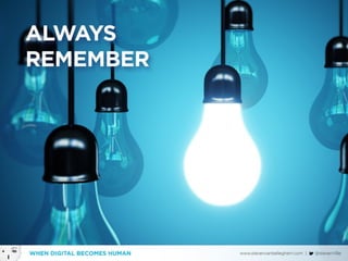 When Digital becomes Human