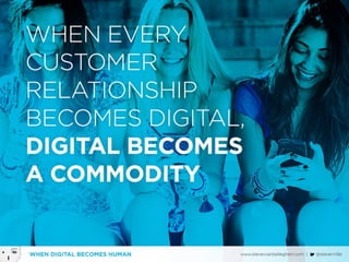 When Digital becomes Human