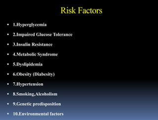 Hyperglycemia risk factors