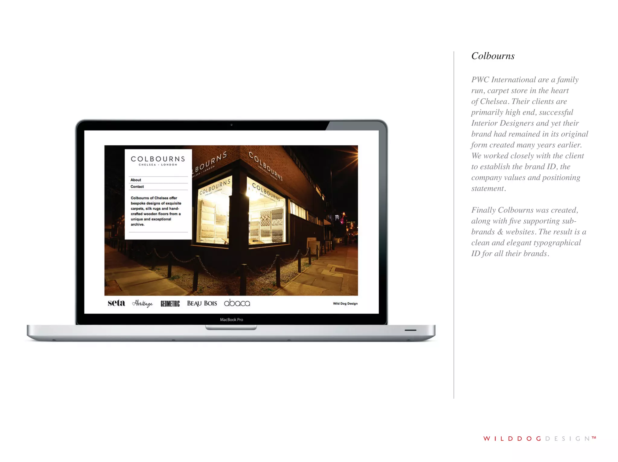 tel +44 (0)1273 278766 email ruff@wilddogdesign.co.uk wilddogdesign.co.uk
Therapeutic Solutions
Therapeutic Solutions is a research-
based expert group funded by ex-
substance misuse service users who
are currently in recovery. Wild Dog
was commissioned to create a brand
ID that reflected their integrated
approach to supporting recovery. A
clean and elegant typographical style
& graphical device, with a light and
positive colour palette to reinforce
the graphics. Project included a
website design & build (WordPress)
with supporting marketing collateral.
 