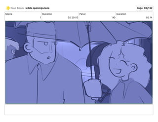 Scene
1
Duration
02 29 03
Panel
90
Duration
02 14
wddk openingscene Page 90/132
 