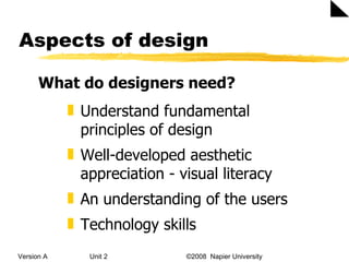 Week 2 - A Introduction to Design | PPT