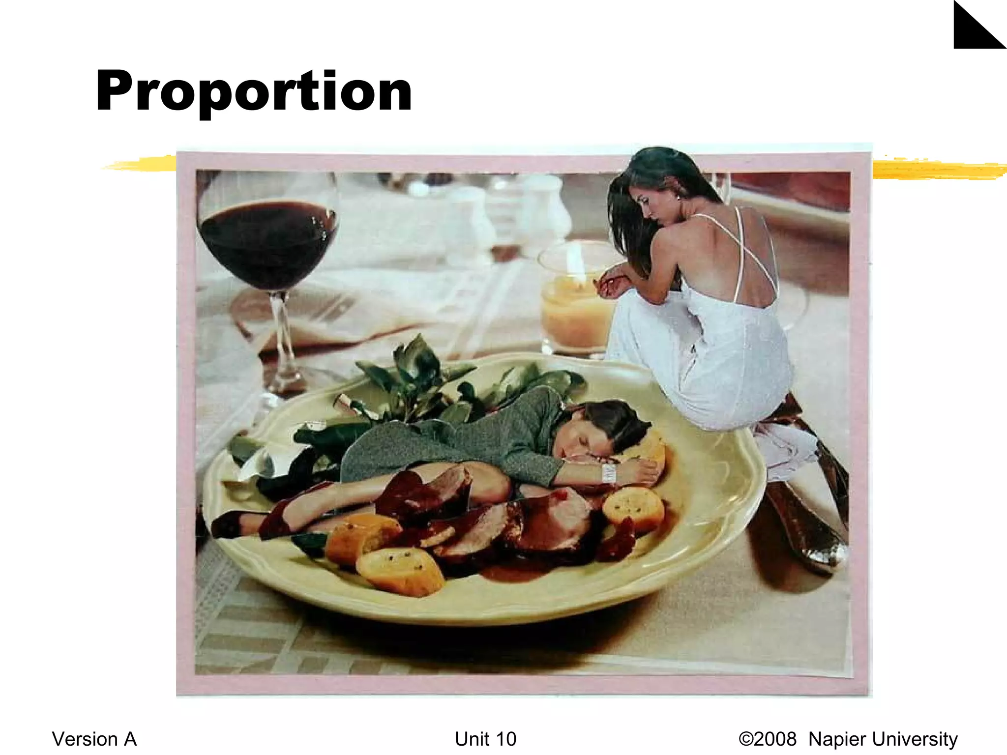 Proportion Version A Unit 10   &copy;2008  Napier University  
