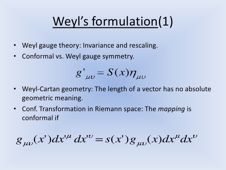 Wd equation