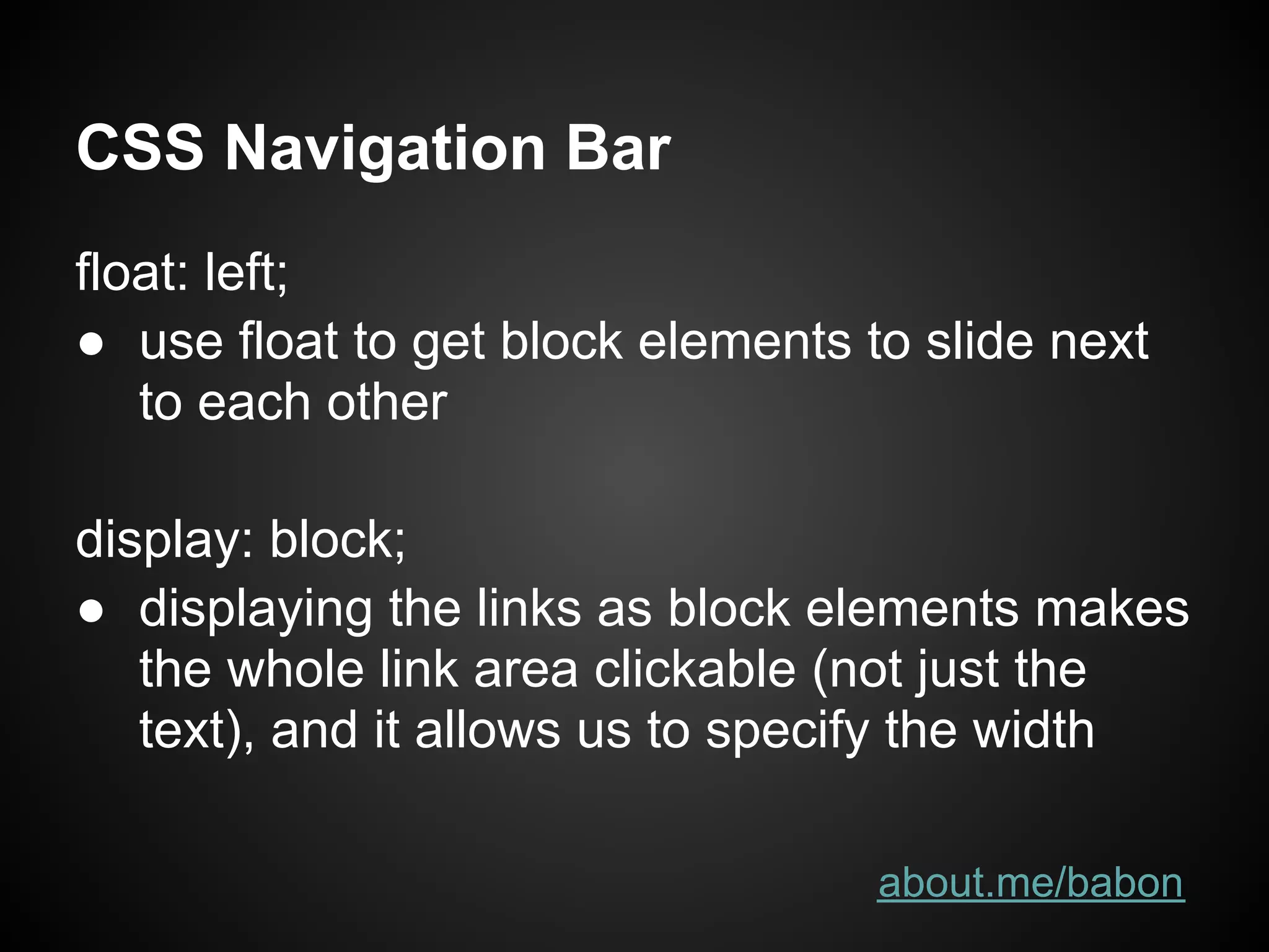WDES106 CSS Advanced Part 1 | PPT