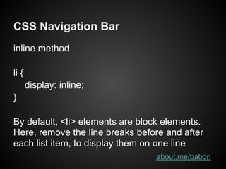 WDES106 CSS Advanced Part 1 | PPT