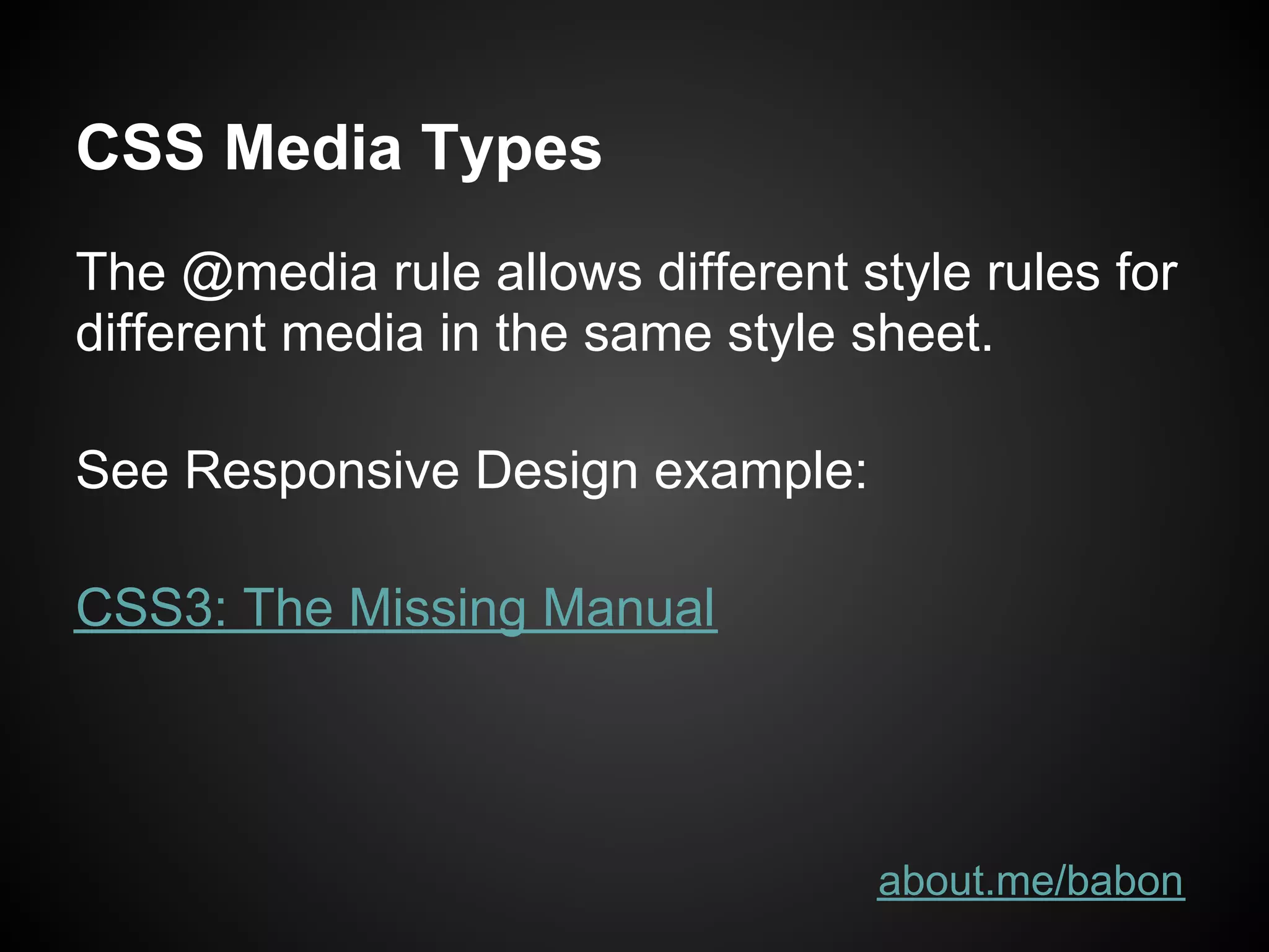 WDES106 CSS Advanced Part 2 | PPT