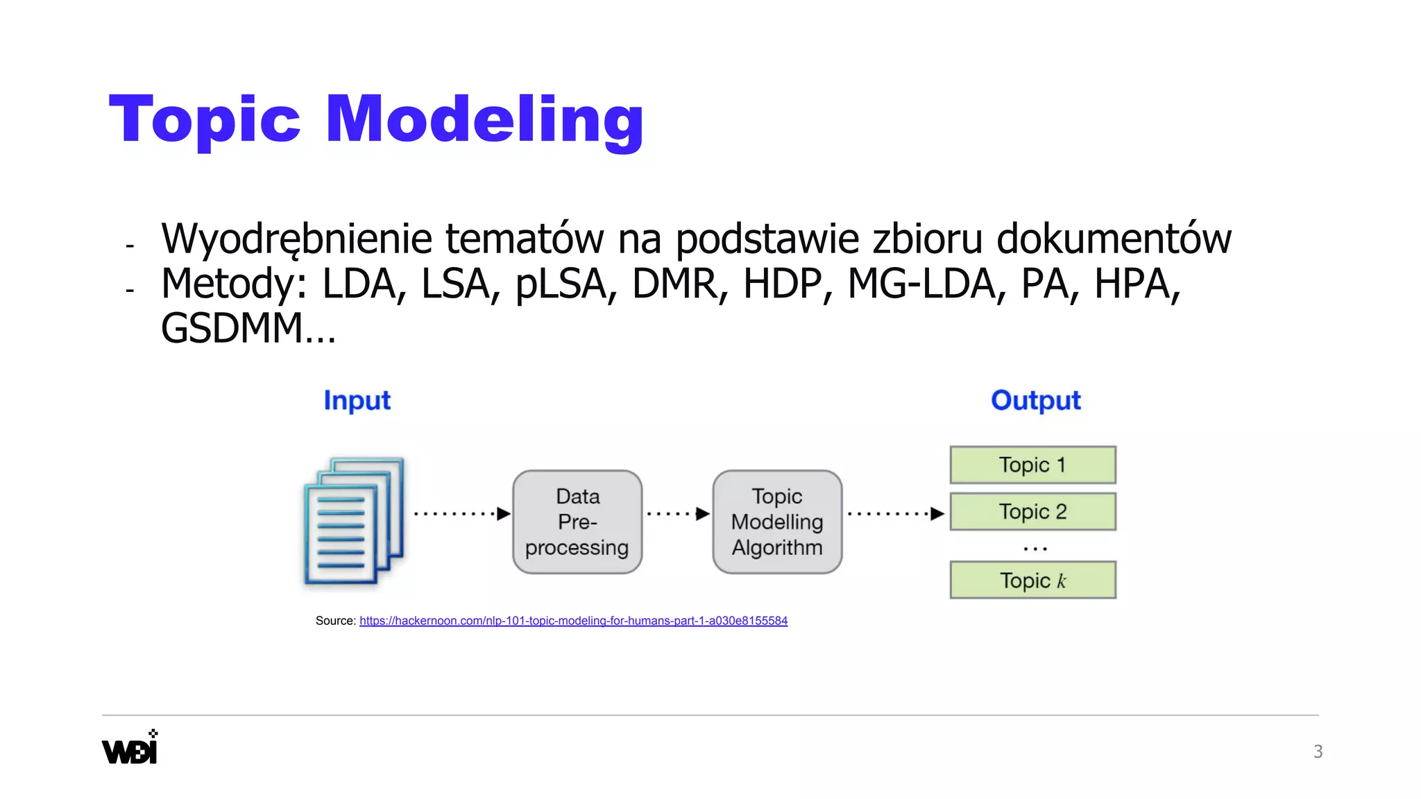 Topic modeling - nie tylko LDA w Gensim | PDF