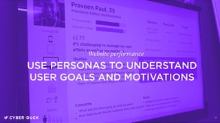 USER CENTRED DESIGN
Website performance
Popular xkcd.com comic
 