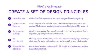 15
FIND YOUR BEST CONTENT AND USE THE
CORE MODEL TO PLAN INTERACTIONS
Website performance
 
