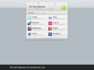 Tim Van Damme timvandamme.com
 