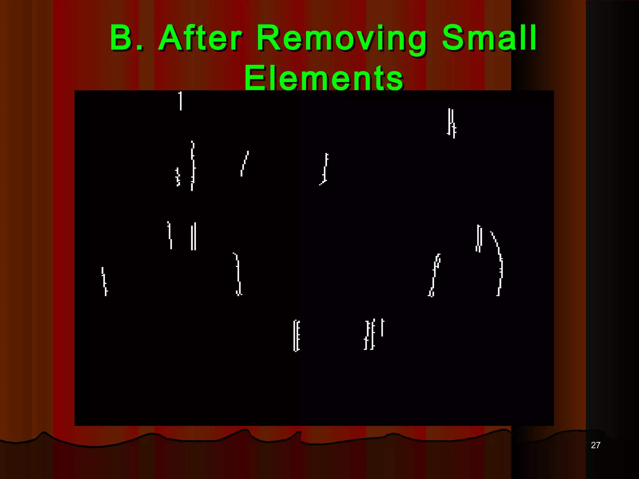 2727
B. After Removing SmallB. After Removing Small
ElementsElements
 