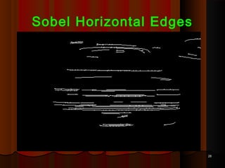 2828
Sobel Horizontal Edges
 