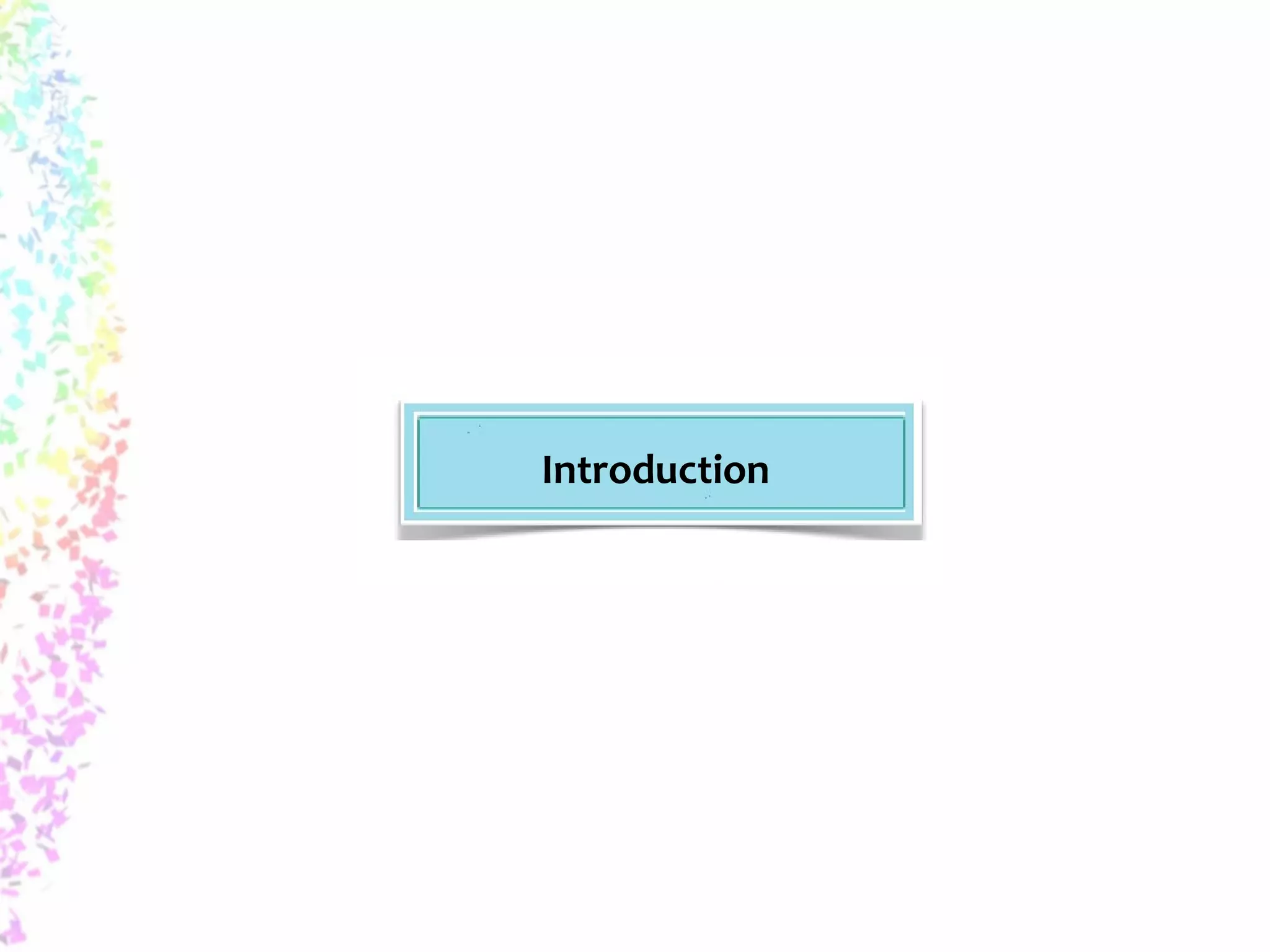 Introduction 
 