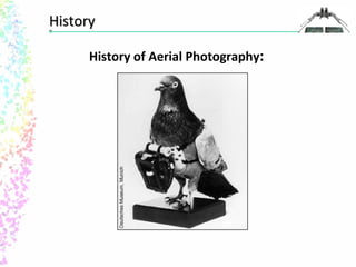 HHiissttoorryy 
History of Aerial Photography: 
 