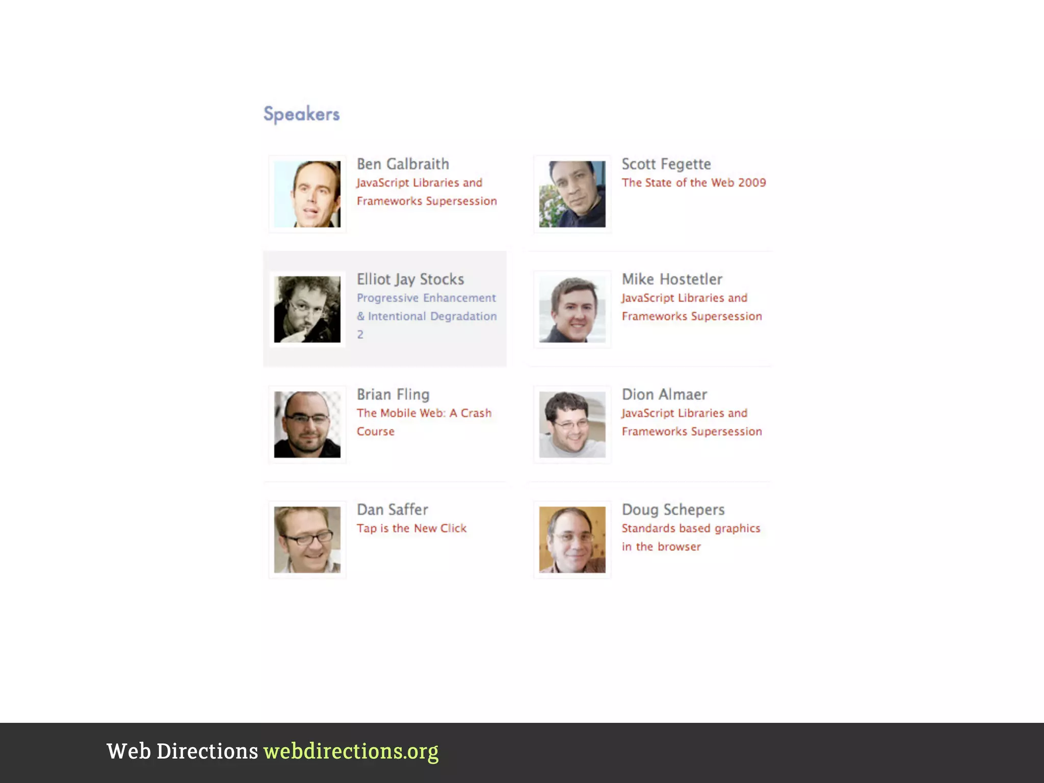 Web Directions webdirections.org
 