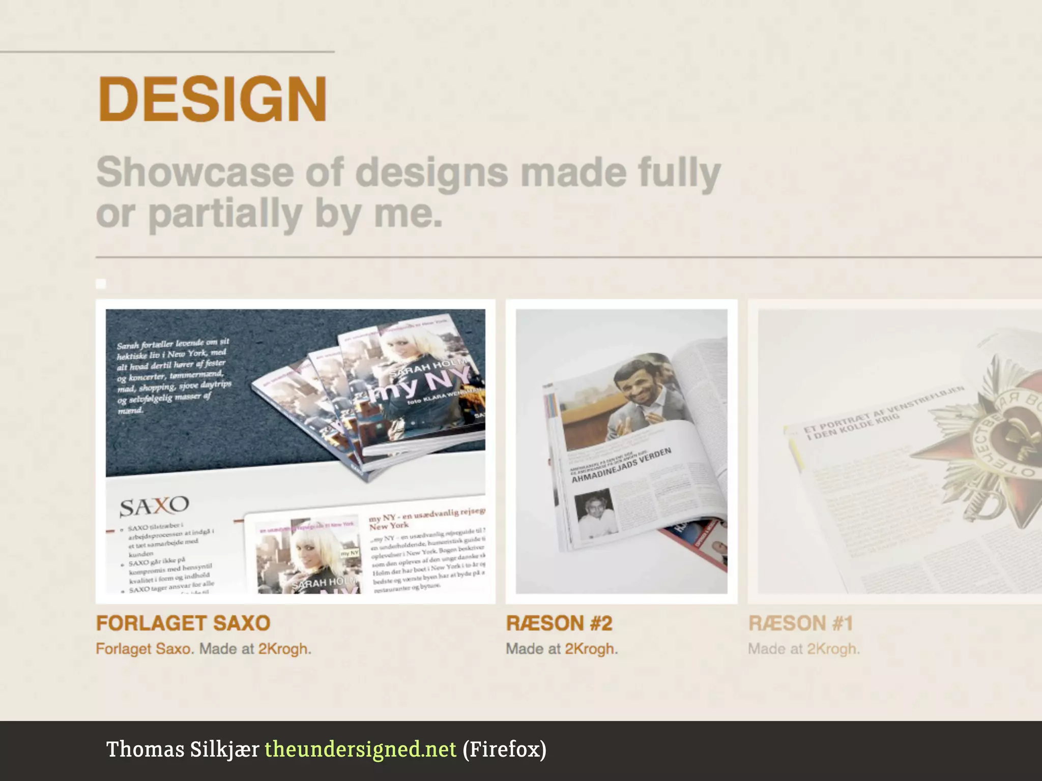 Thomas Silkjær theundersigned.net (Firefox)
 