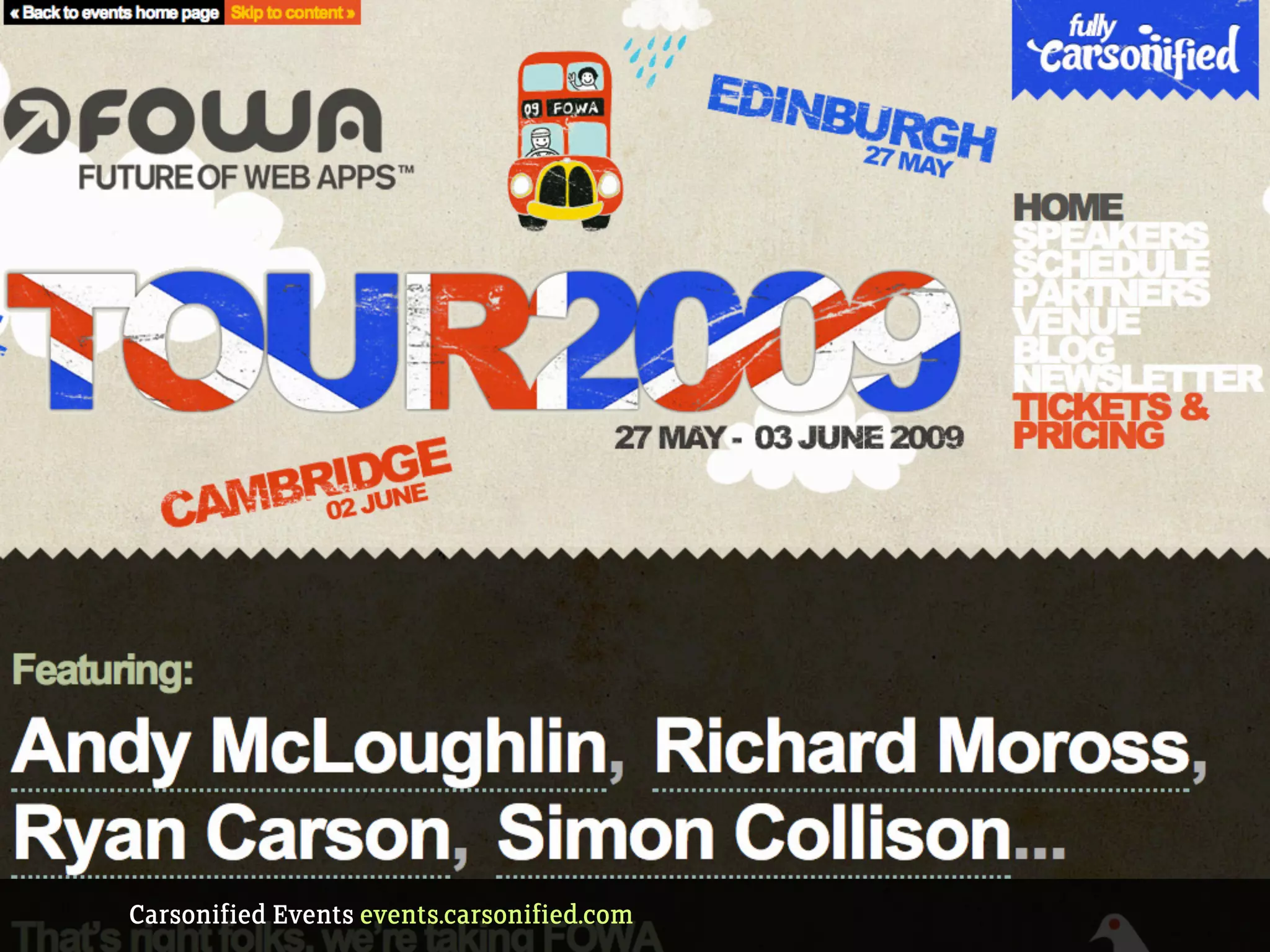 Carsonified Events events.carsonified.com
 