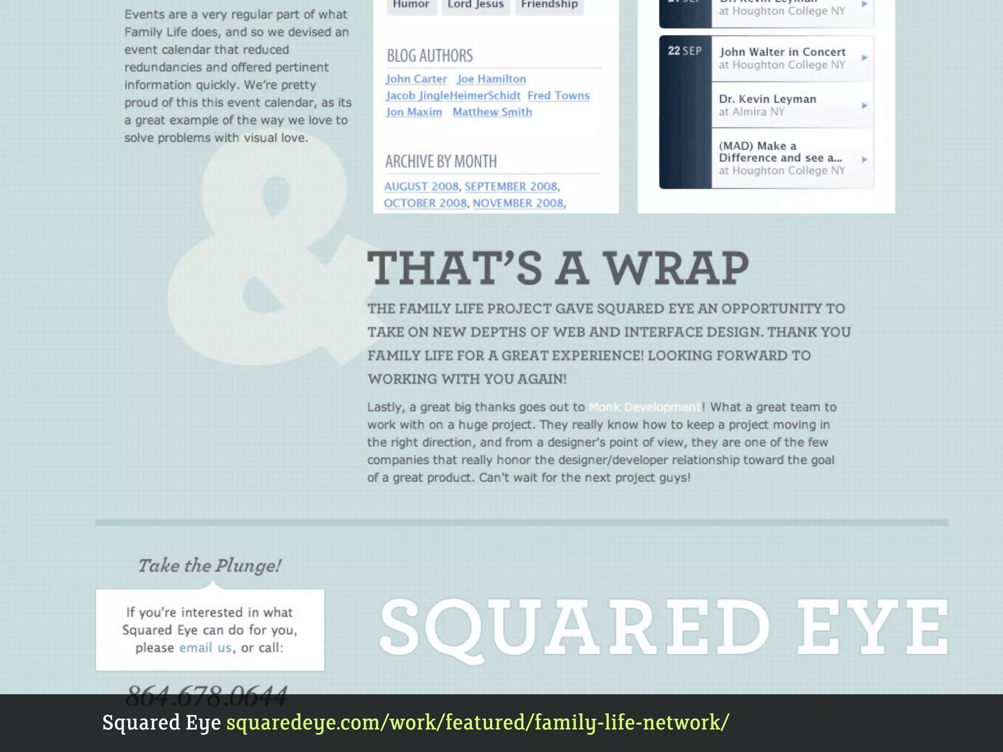Squared Eye squaredeye.com/work/featured/family-life-network/
 