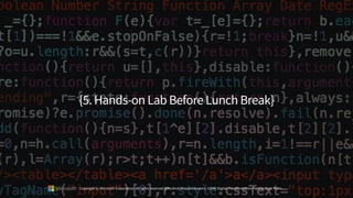 {5.Hands-on LabBefore Lunch Break}
Copyright (c) Microsoft Corporation. All rights reserved. @Korkrid Akepanidtaworn, GSMO Digital Transformation Partnerships Team
 