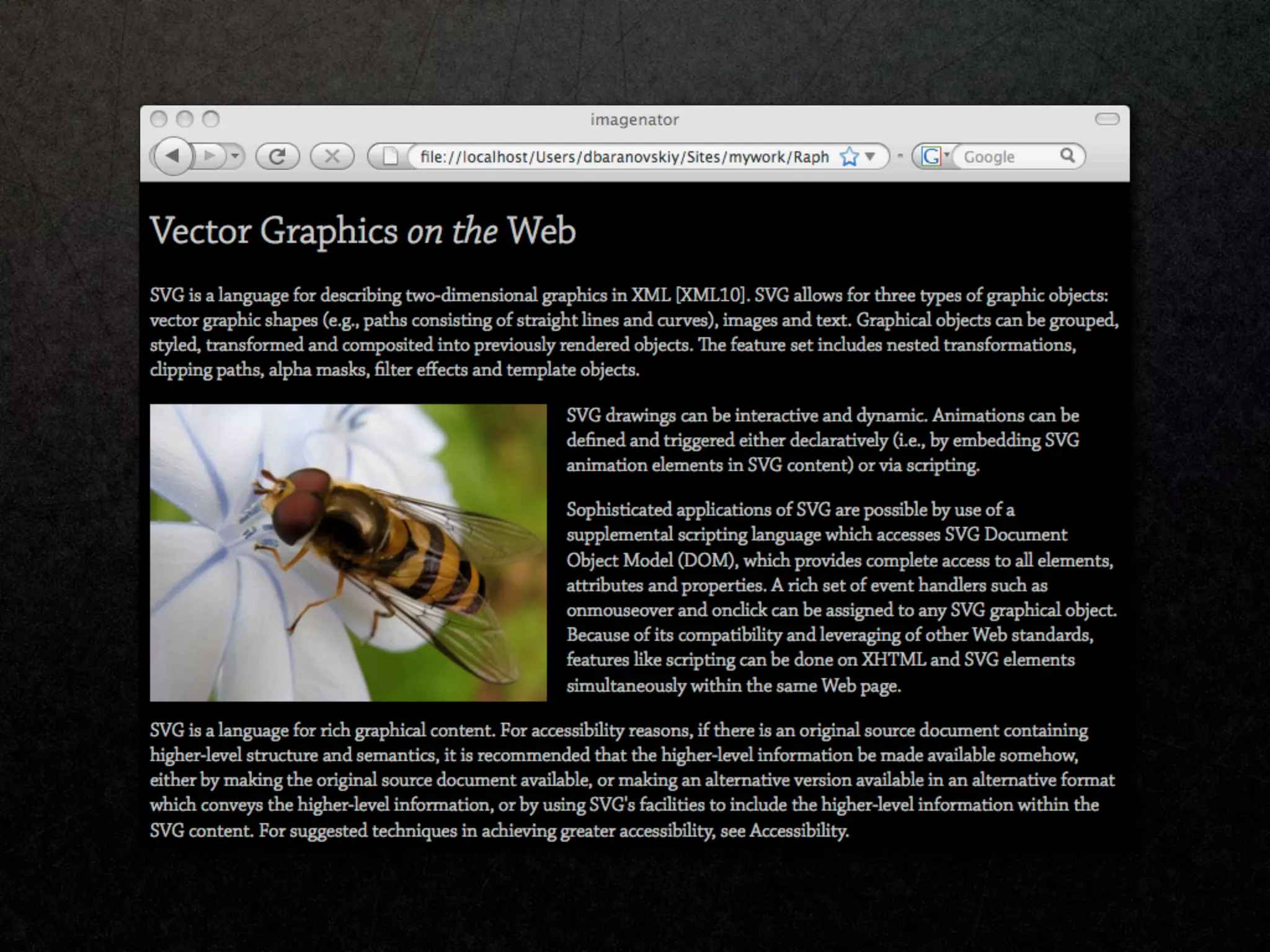 Web Vector Graphics