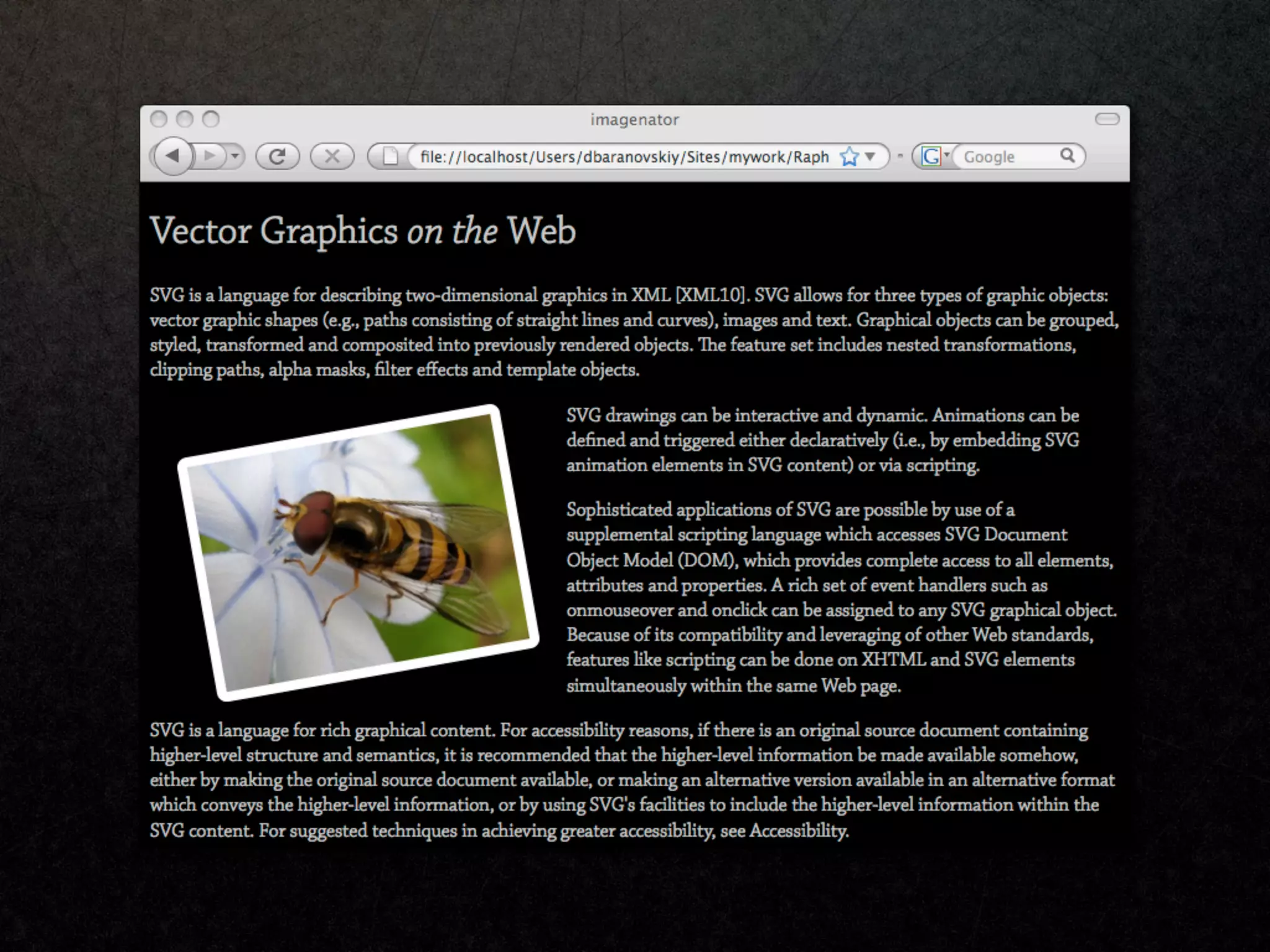 Web Vector Graphics