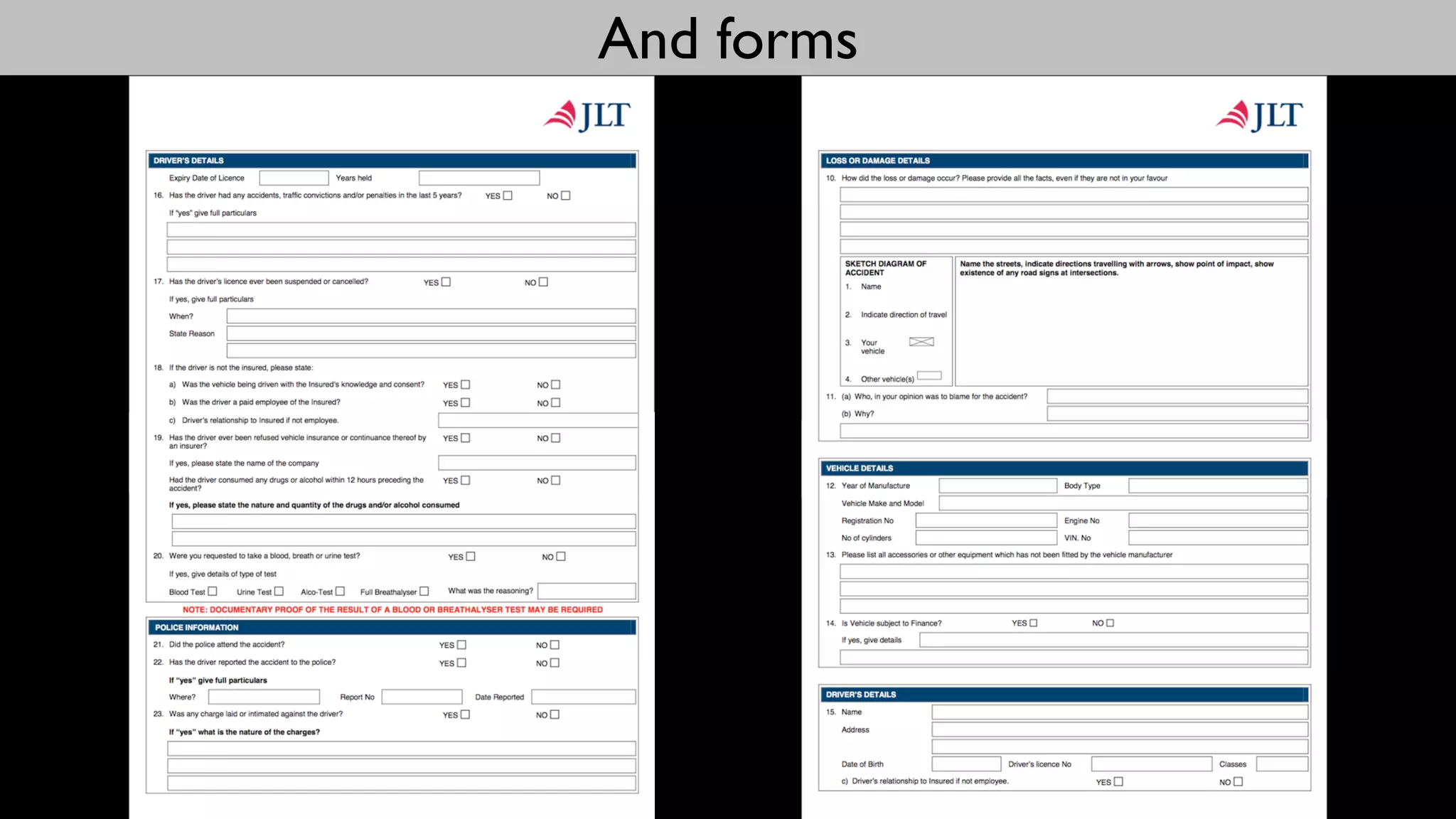 And forms
 