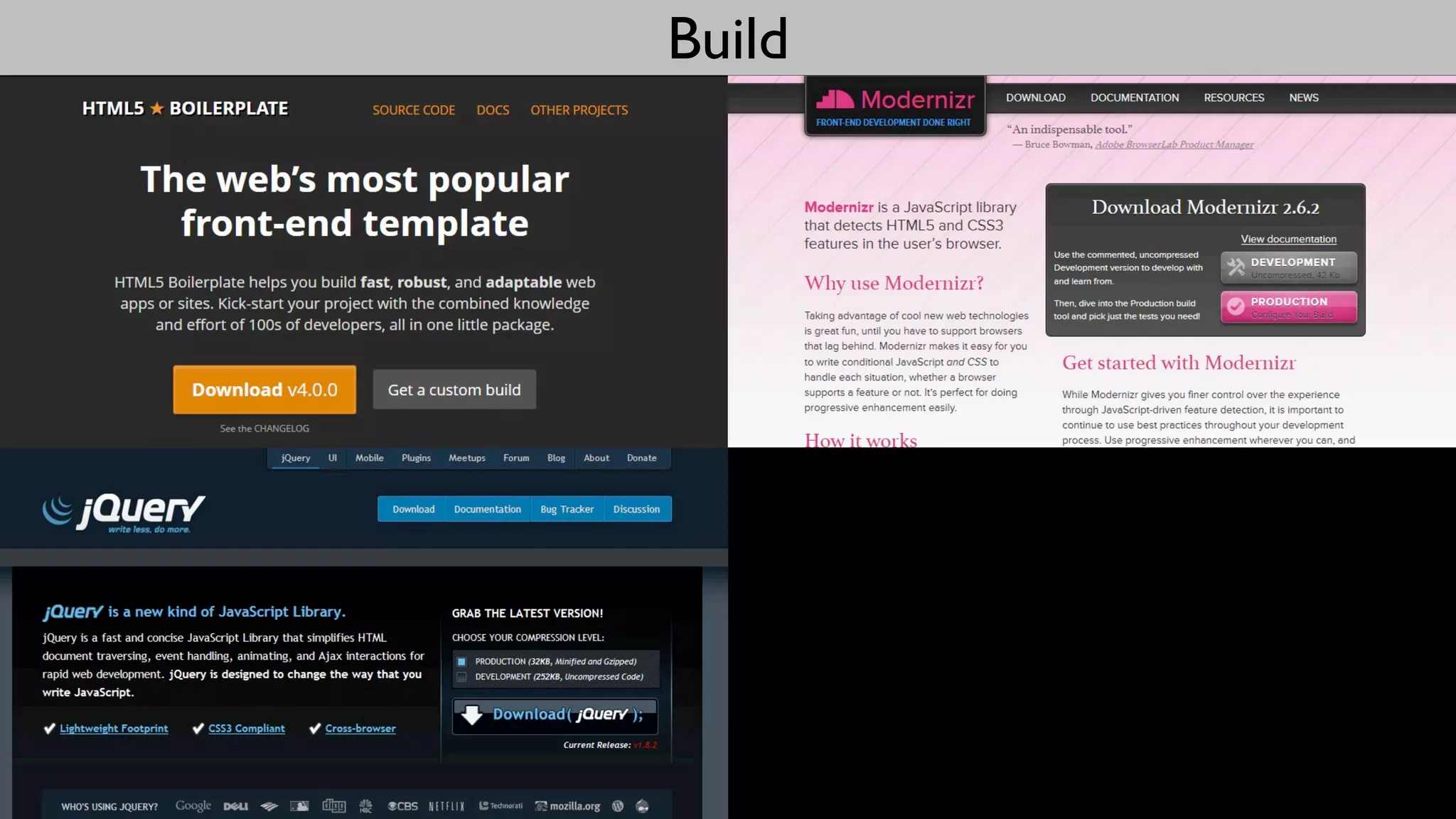 Build
 