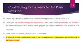 Collaborative Git Workflows: Cloning, Pushing, and Pulling in Teams | PPTX