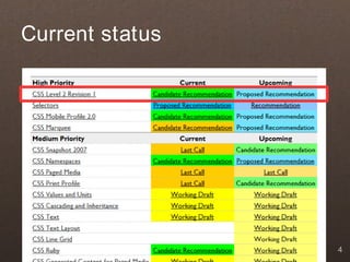 Current status




                 4
 