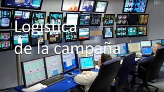 Logística	
de	la	campaña
 