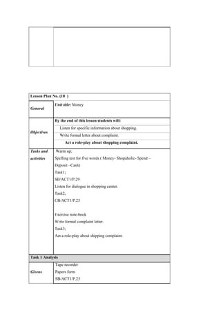 Lesson plan 20 | PDF