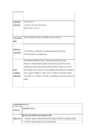 Lesson plan 20 | PDF