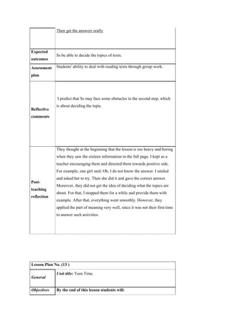 Lesson plan 20 | PDF