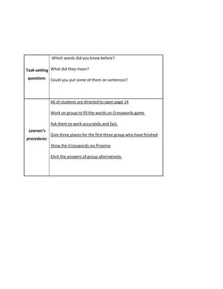 Lesson plan 20 | PDF