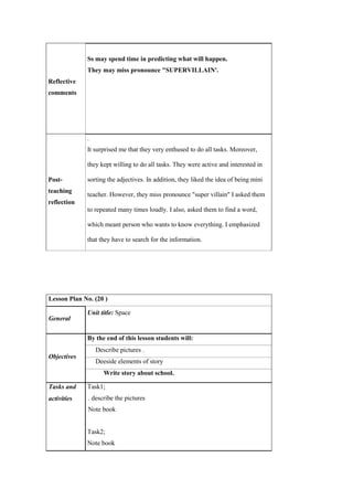 Lesson plan 20 | PDF